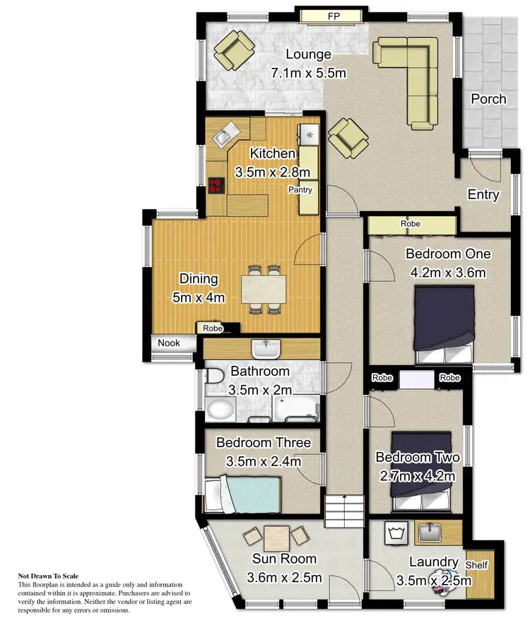 Floorplan of Homely house listing, 7 Verdun Street, Mowbray TAS 7248