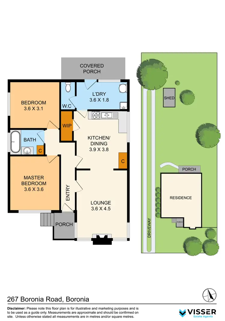 Floorplan of Homely house listing, 267 Boronia Road, Boronia VIC 3155