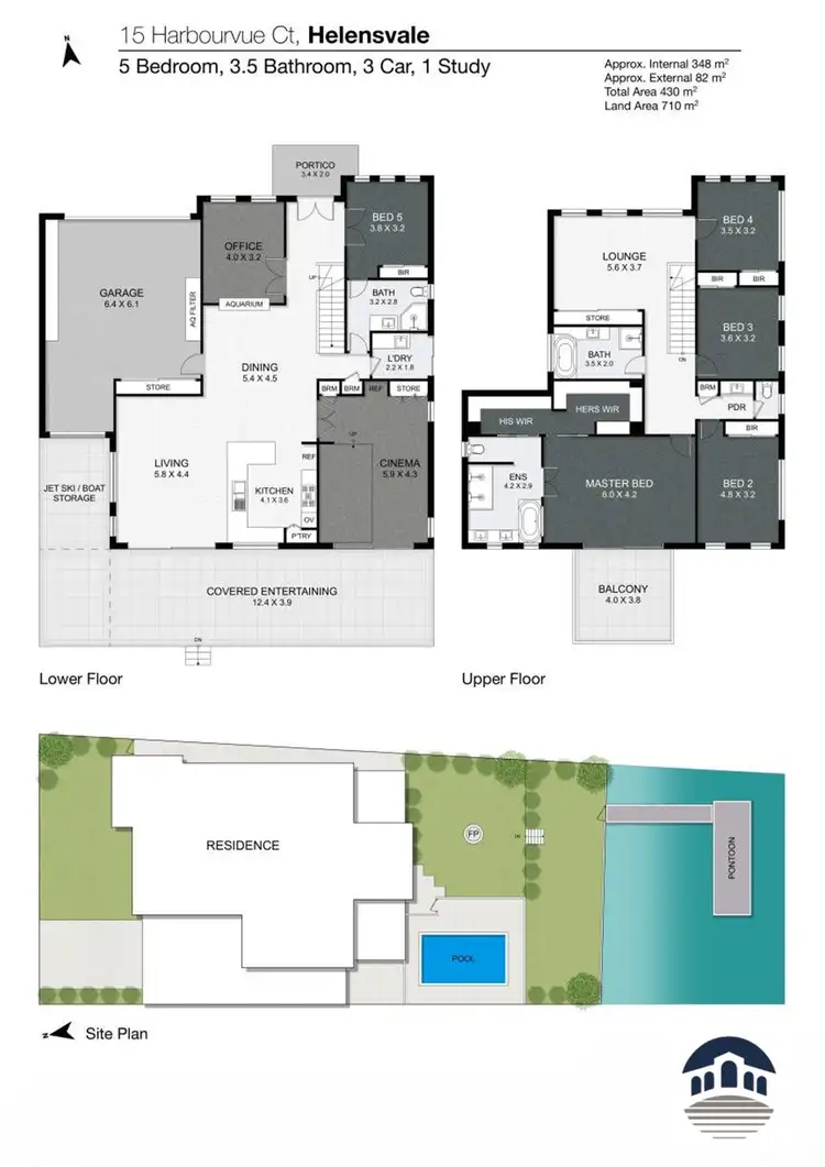 Floorplan of Homely house listing, 15 Harbourvue Court, Helensvale QLD 4212