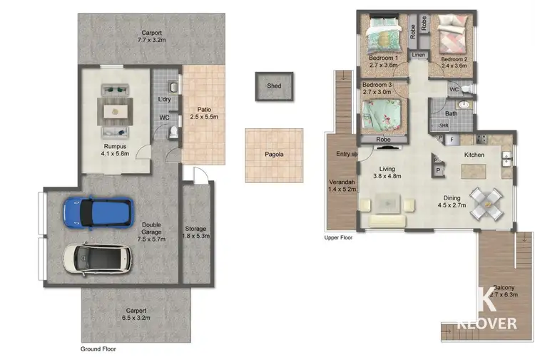 Floorplan of Homely house listing, 6 Rebecca Court, Rochedale South QLD 4123