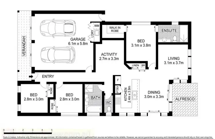 Floorplan of Homely house listing, 3a Partridge Street, North Toowoomba QLD 4350