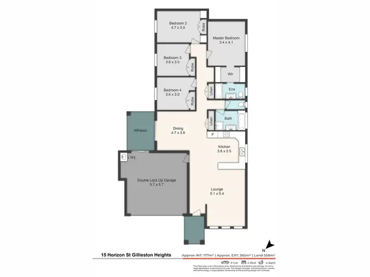 Floorplan of Homely house listing, 15 Horizon Street, Gillieston Heights NSW 2321