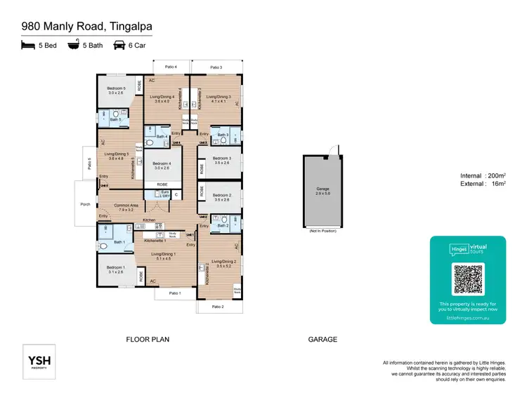 Floorplan of Homely apartment listing, 1 Castlerea Street, Tingalpa QLD 4173