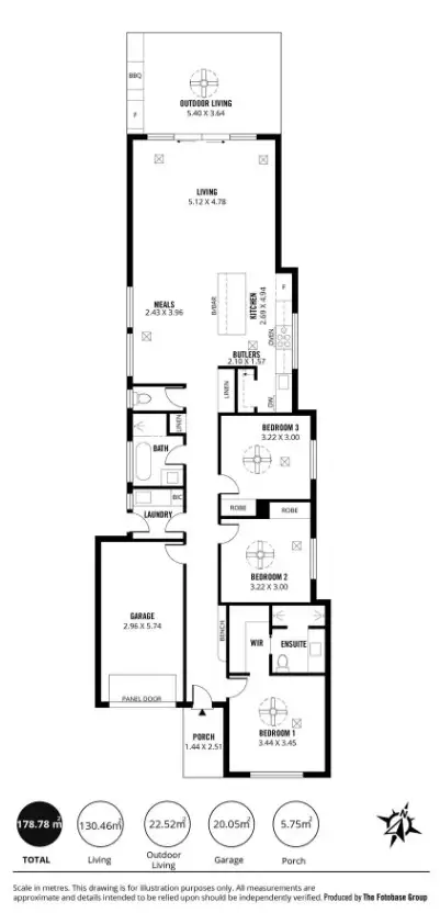 Floorplan of Homely house listing, 4a Darlington Street, Enfield SA 5085