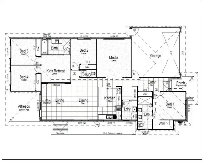 Floorplan of Homely house listing, 6 Grenville Street, Pelican Waters QLD 4551
