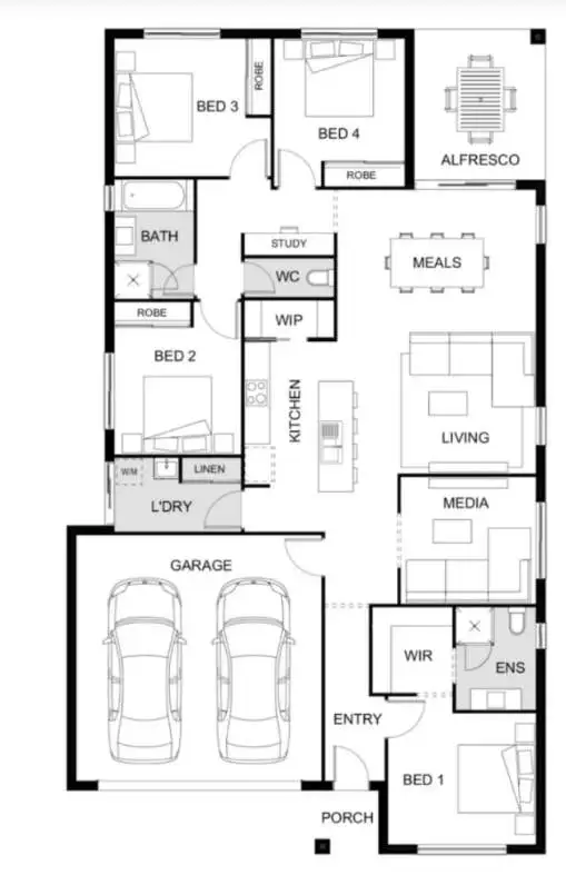 Floorplan of Homely house listing, 12 Sunny Crescent, Ripley QLD 4306