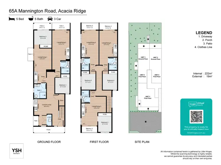 Floorplan of Homely apartment listing, 2/65a Mannington Rd, Acacia Ridge QLD 4110