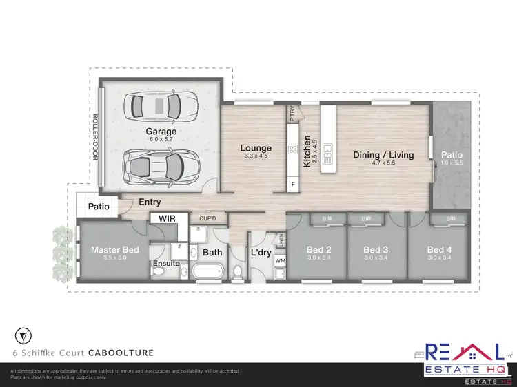 Floorplan of Homely house listing, 6 Schiffke Court, Caboolture QLD 4510