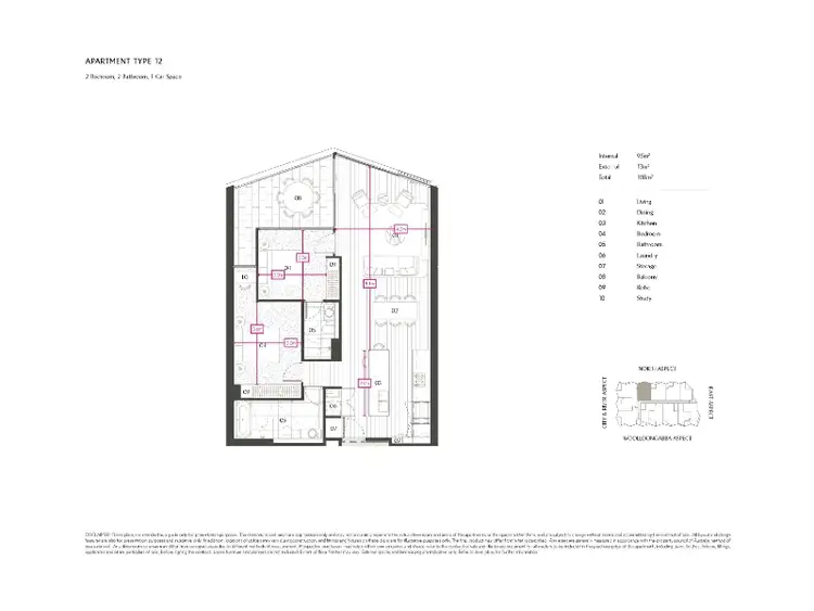 Floorplan of Homely apartment listing, 812/470 Main Street, Kangaroo Point QLD 4169