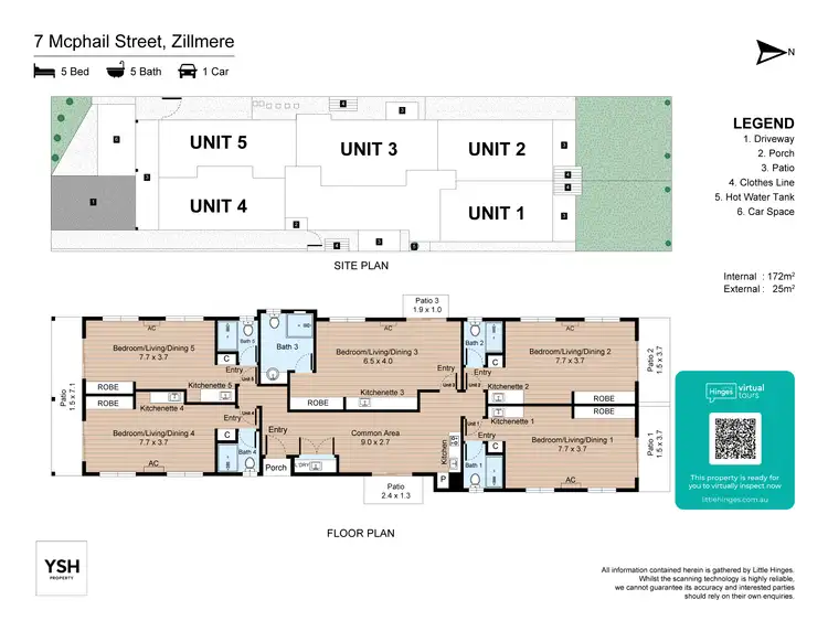 Floorplan of Homely apartment listing, 7 McPhail Street, Zillmere QLD 4034