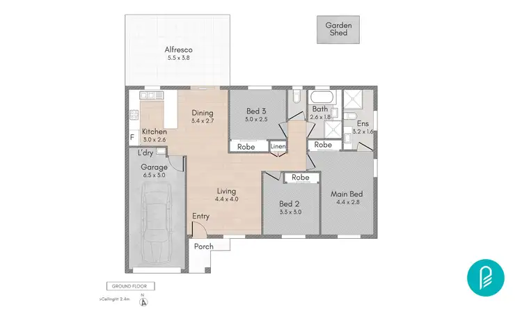 Floorplan of Homely house listing, 32 Dowling Crescent, Eagleby QLD 4207