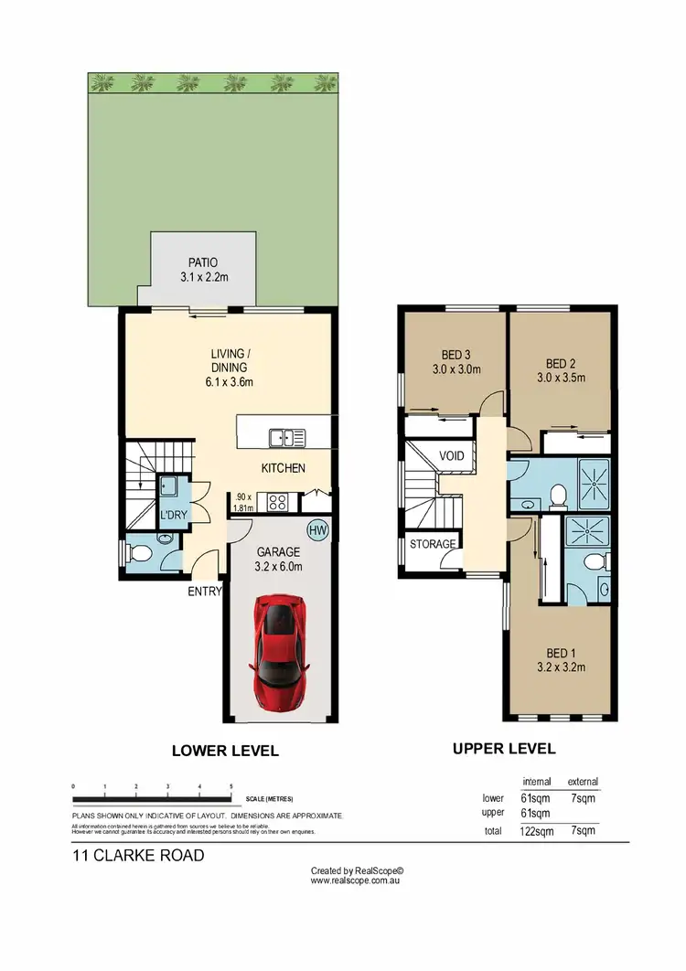 Floorplan of Homely townhouse listing, 36/11 Clarke Road, Park Ridge QLD 4125