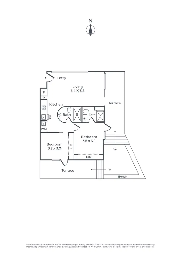 Floorplan of Homely apartment listing, 53-54 Marine Parade, Elwood VIC 3184