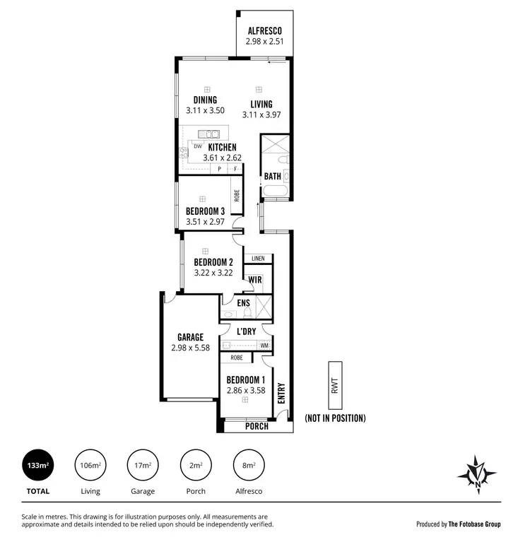 Floorplan of Homely house listing, 50 Mitford Grove, Gawler East SA 5118