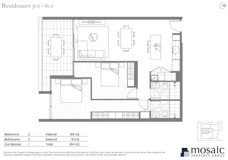 Floorplan of Homely apartment listing, 501/62 Memorial Avenue, Maroochydore QLD 4558