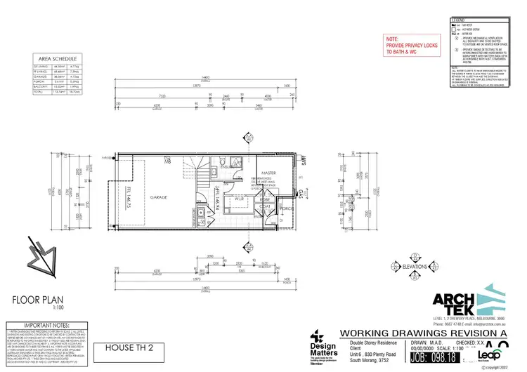 Floorplan of Homely townhouse listing, 832C Plenty Road, South Morang VIC 3752