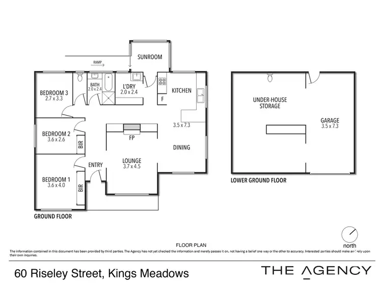 Floorplan of Homely house listing, 60 Riseley Street, Kings Meadows TAS 7249