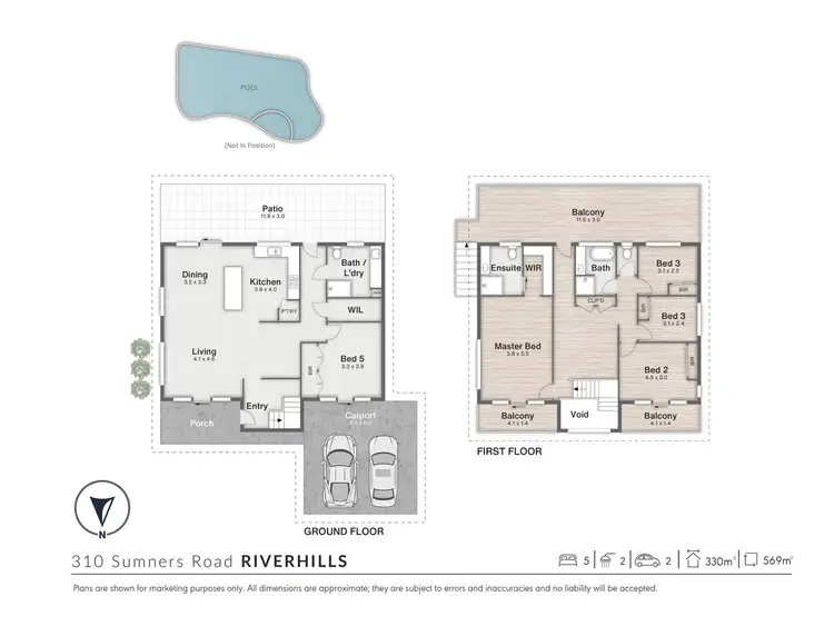 Floorplan of Homely house listing, 310 Sumners Rd, Riverhills QLD 4074