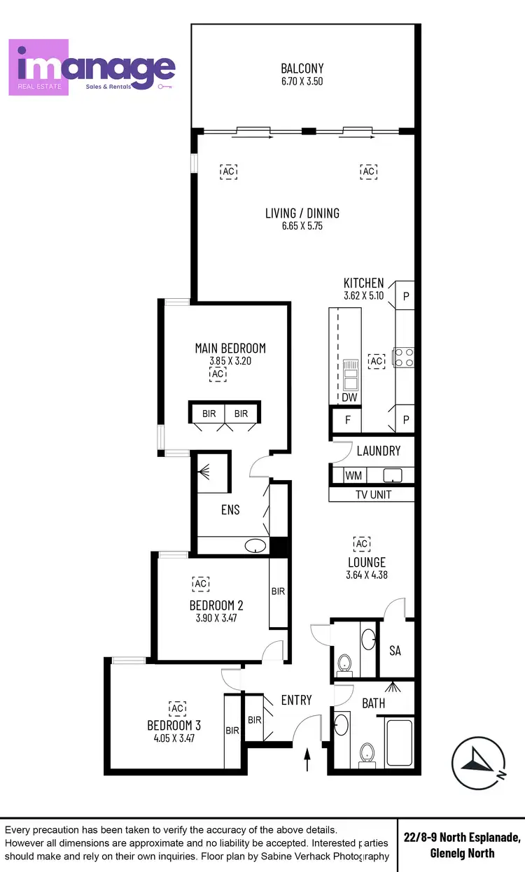 Floorplan of Homely apartment listing, 8-9 North Esplanade, Glenelg North SA 5045