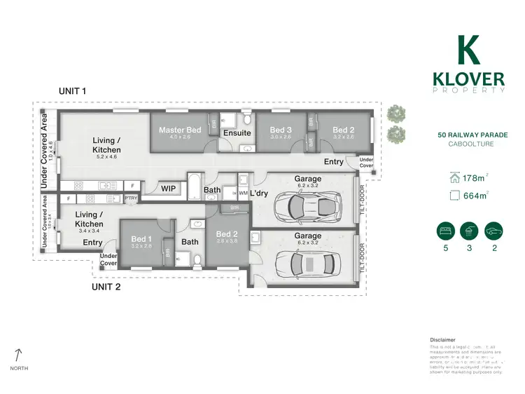 Floorplan of Homely house listing, 2/50 Railway Parade, Caboolture QLD 4510