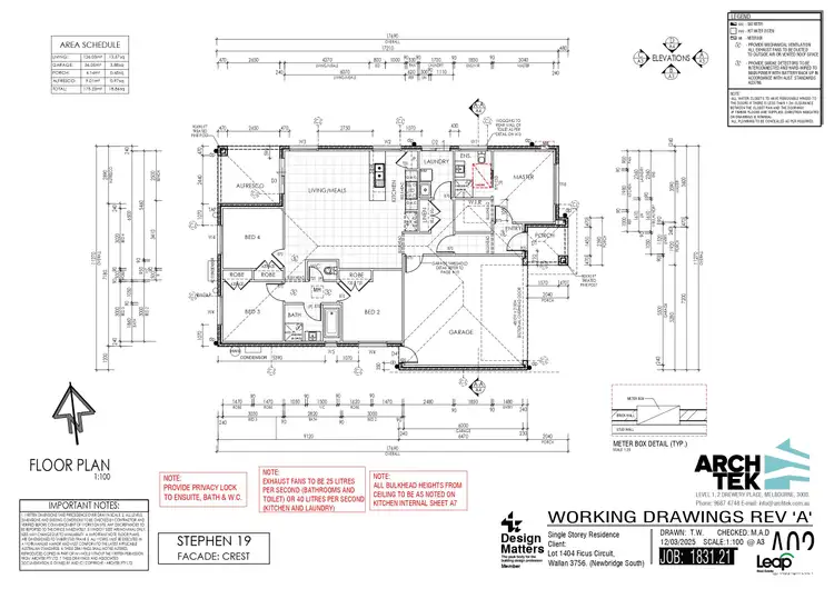 Floorplan of Homely house listing, 48 Ficus Circuit, Wallan VIC 3756