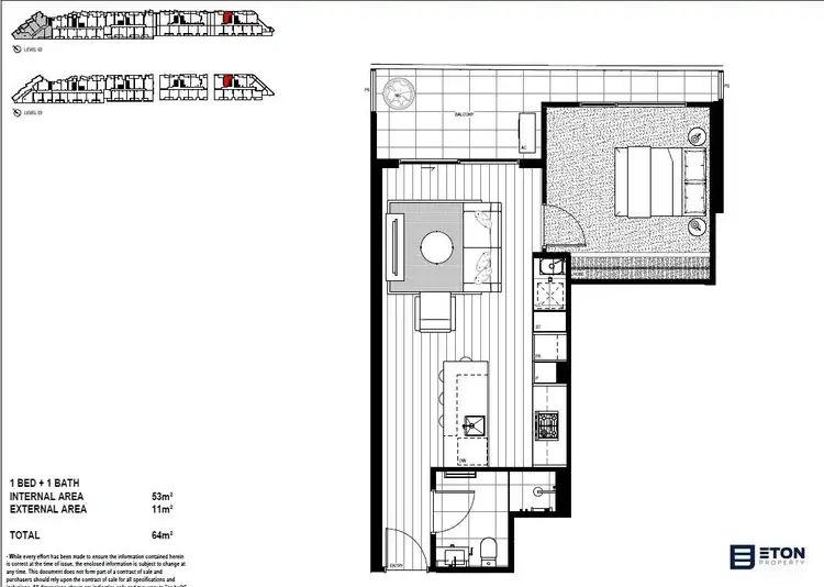 Floorplan of Homely apartment listing, 210D/18 Koolkuna Lane, Hampton VIC 3188