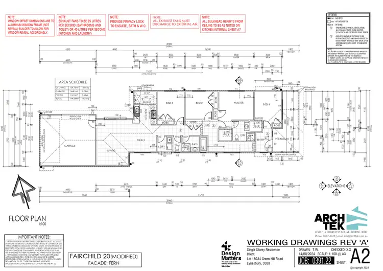 Floorplan of Homely house listing, 518 Green Hill Road, Eynesbury VIC 3338