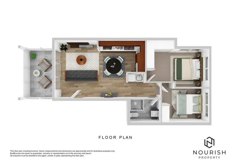 Floorplan of Homely apartment listing, 8/326 Rockingham Road, Spearwood WA 6163