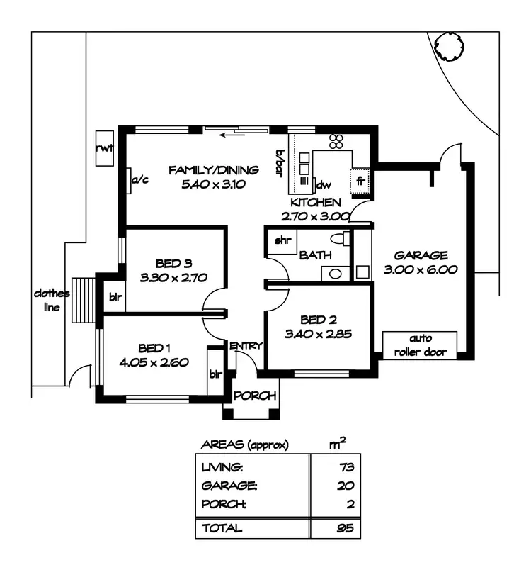 Floorplan of Homely house listing, 8 Jennifer Street, Rosewater SA 5013