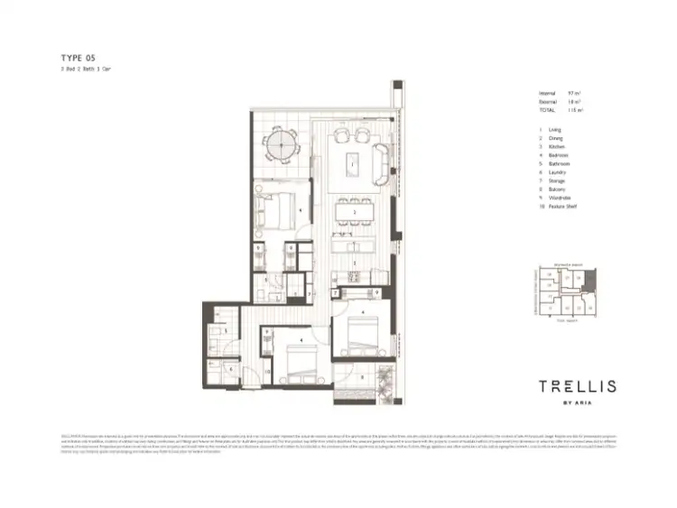Floorplan of Homely unit listing, 405/20 Edmondstone Street, South Brisbane QLD 4101