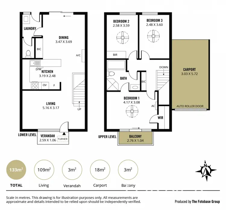 Floorplan of Homely townhouse listing, 2/2a Maldon Avenue, Mitchell Park SA 5043