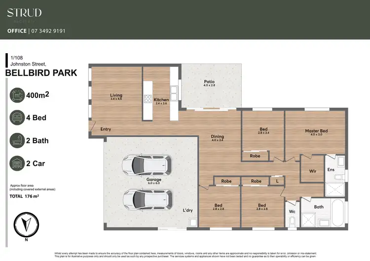 Floorplan of Homely house listing, 1/108 Johnston Street, Bellbird Park QLD 4300