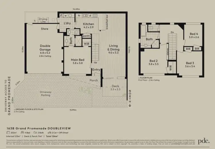Floorplan of Homely house listing, 163B Grand Promenade, Doubleview WA 6018