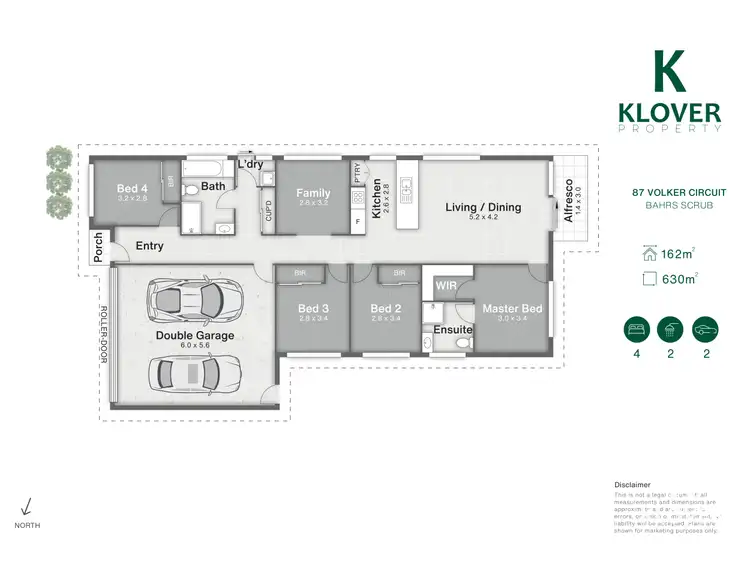 Floorplan of Homely house listing, 87 Volker Circuit, Bahrs Scrub QLD 4207