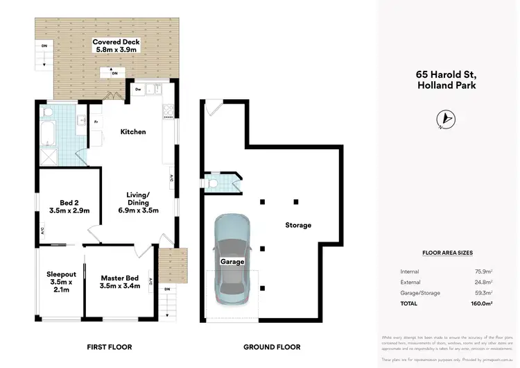 Floorplan of Homely house listing, 65 Harold St, Holland Park QLD 4121