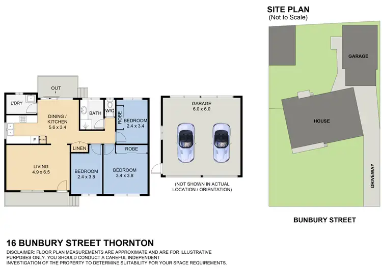 Floorplan of Homely house listing, 16 Bunbury Street, Thornton NSW 2322