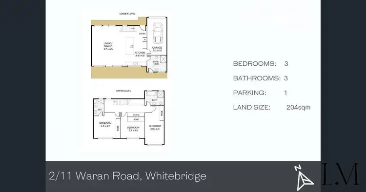 Floorplan of Homely house listing, 2/11 Waran Road, Whitebridge NSW 2290