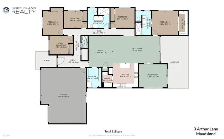 Floorplan of Homely house listing, 3 Arthur Lane, Maudsland QLD 4210