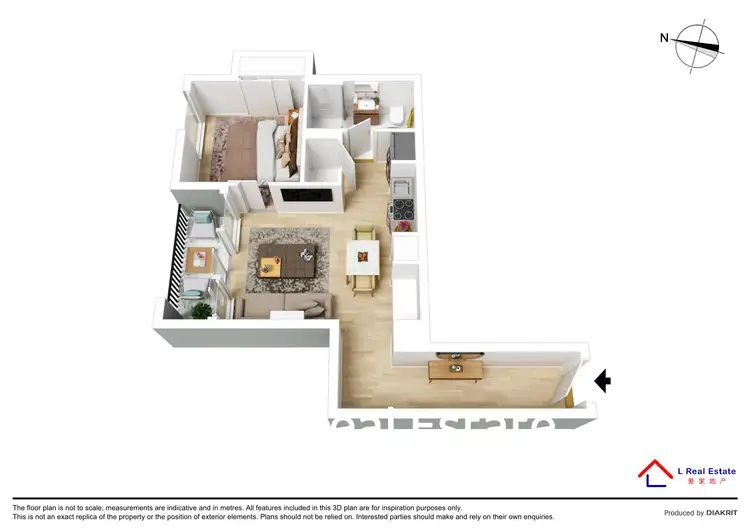 Floorplan of Homely apartment listing, 5309/81 A'beckett St, Melbourne VIC 3000