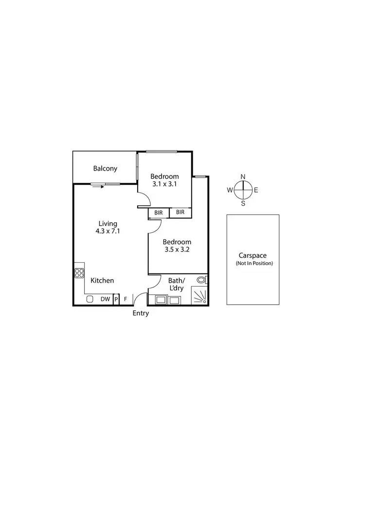 Floorplan of Homely apartment listing, 102/11 Claire Street, Mckinnon VIC 3204
