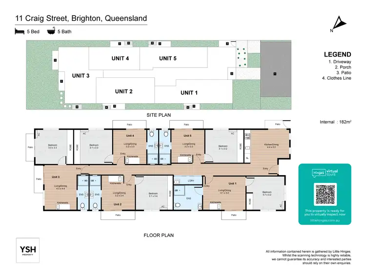 Floorplan of Homely apartment listing, 3/11 Craig St, Brighton QLD 4017
