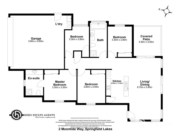 Floorplan of Homely house listing, 2 Moontide Way, Springfield Lakes QLD 4300