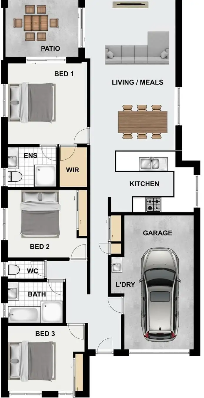 Floorplan of Homely house listing, 6 Arravanda Crescent, Pallara QLD 4110