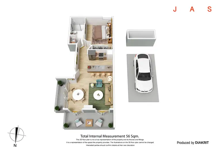 Floorplan of Homely apartment listing, 25/185 Francis Street, Yarraville VIC 3013