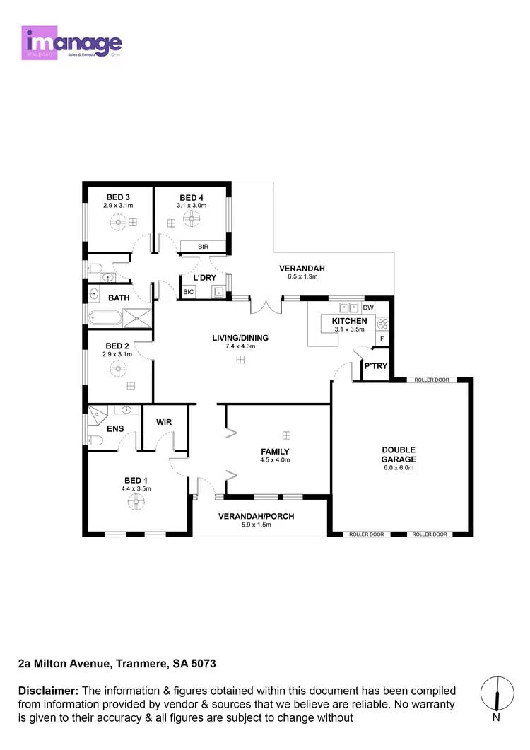 Floorplan of Homely house listing, 2A Milton Avenue, Tranmere SA 5073