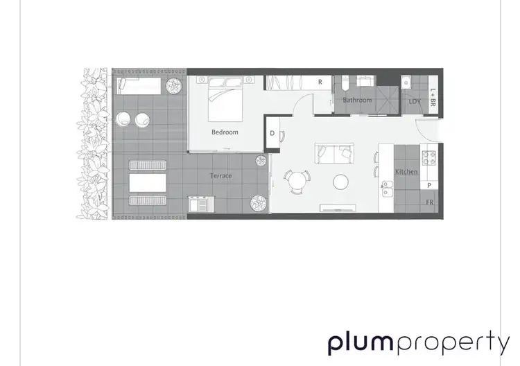 Floorplan of Homely apartment listing, 507/48 Jephson Street, Toowong QLD 4066