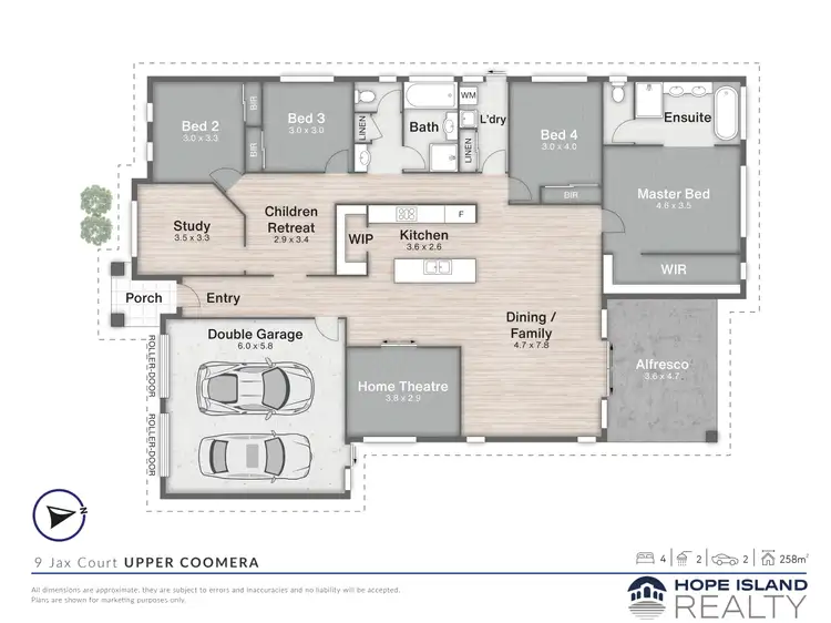 Floorplan of Homely house listing, 9 Jax Court, Upper Coomera QLD 4209