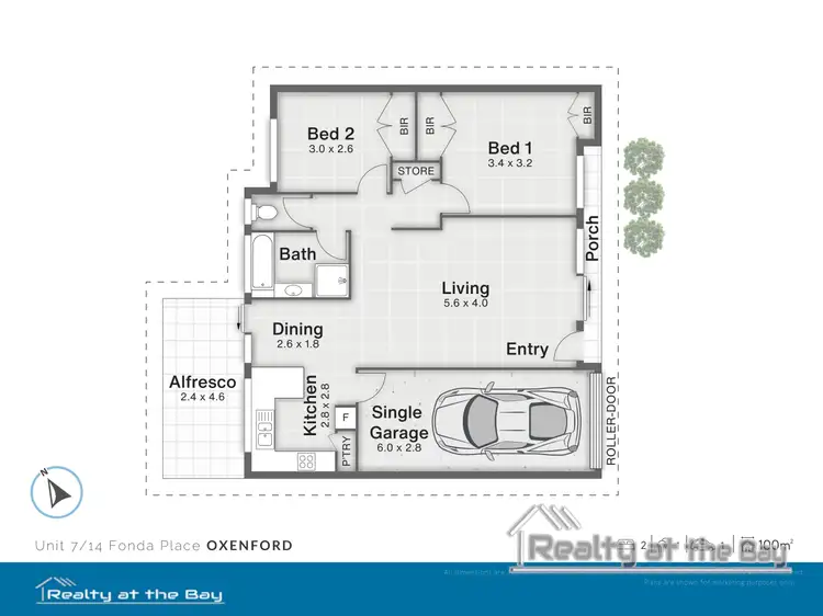 Floorplan of Homely villa listing, 7/14 Fonda Place, Oxenford QLD 4210