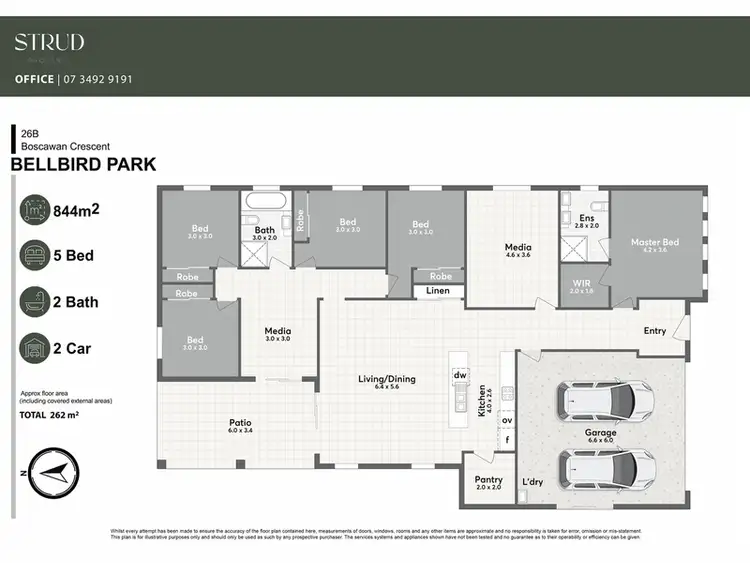 Floorplan of Homely house listing, 26B Boscawan Crescent, Bellbird Park QLD 4300