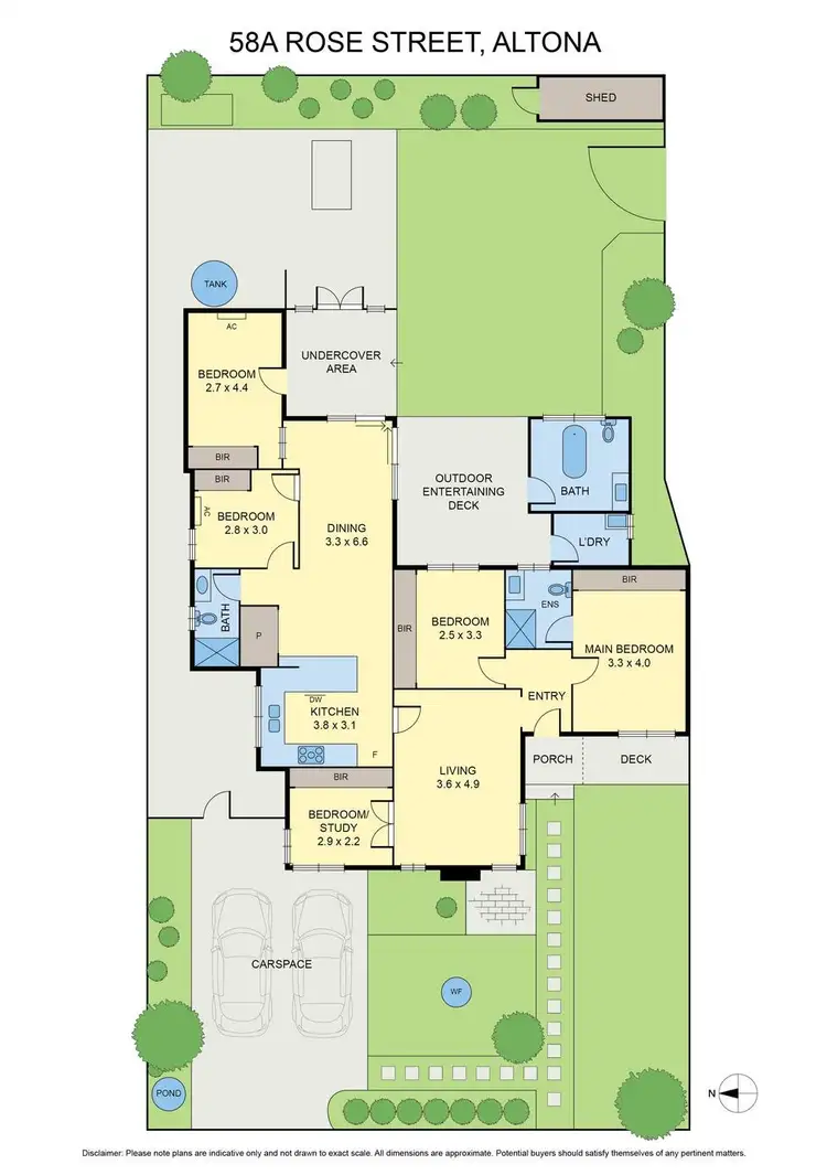 Floorplan of Homely house listing, 58a Rose Street, Altona VIC 3018